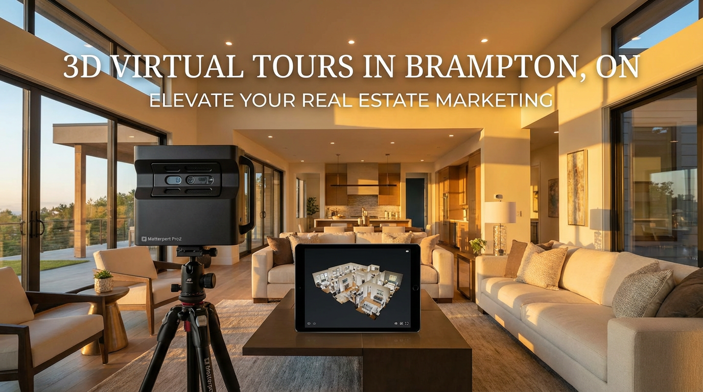 3D Matterport Virtual Tours - Brampton real estate photography by Estate Shutter